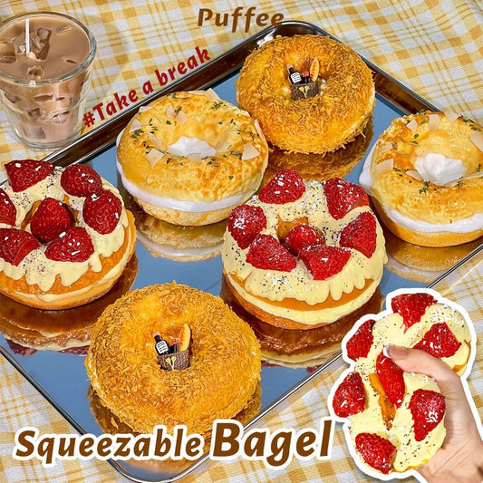 Taba Squishy Bagel Taba Crunchy - The Squishy Bake Shop