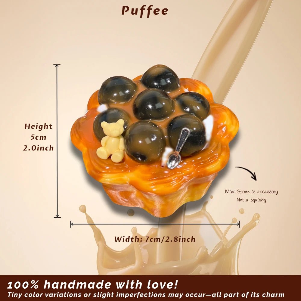 Taba Squishy Bubble Tart Toast Taba Boba - The Squishy Bake Shop