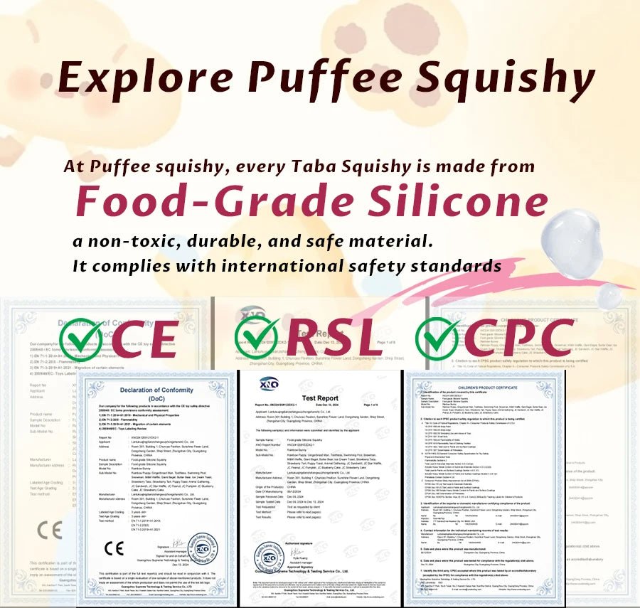 Taba Squishy Ice Cream Waffle Taba - The Squishy Bake Shop