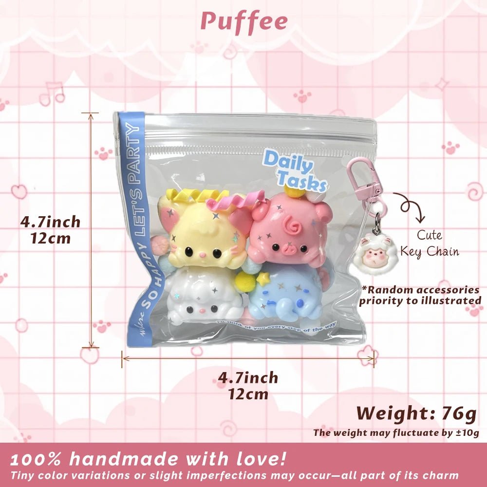 Taba Squishy Animal Party Taba Mouse Elephant Lamb pig - The Squishy Bake Shop