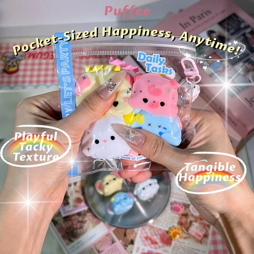 Taba Squishy Animal Party Taba Mouse Elephant Lamb pig - The Squishy Bake Shop