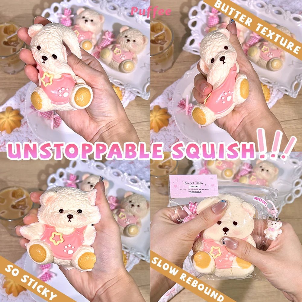 Taba Squishy Baby Bear Sweet Pink & Blue - The Squishy Bake Shop