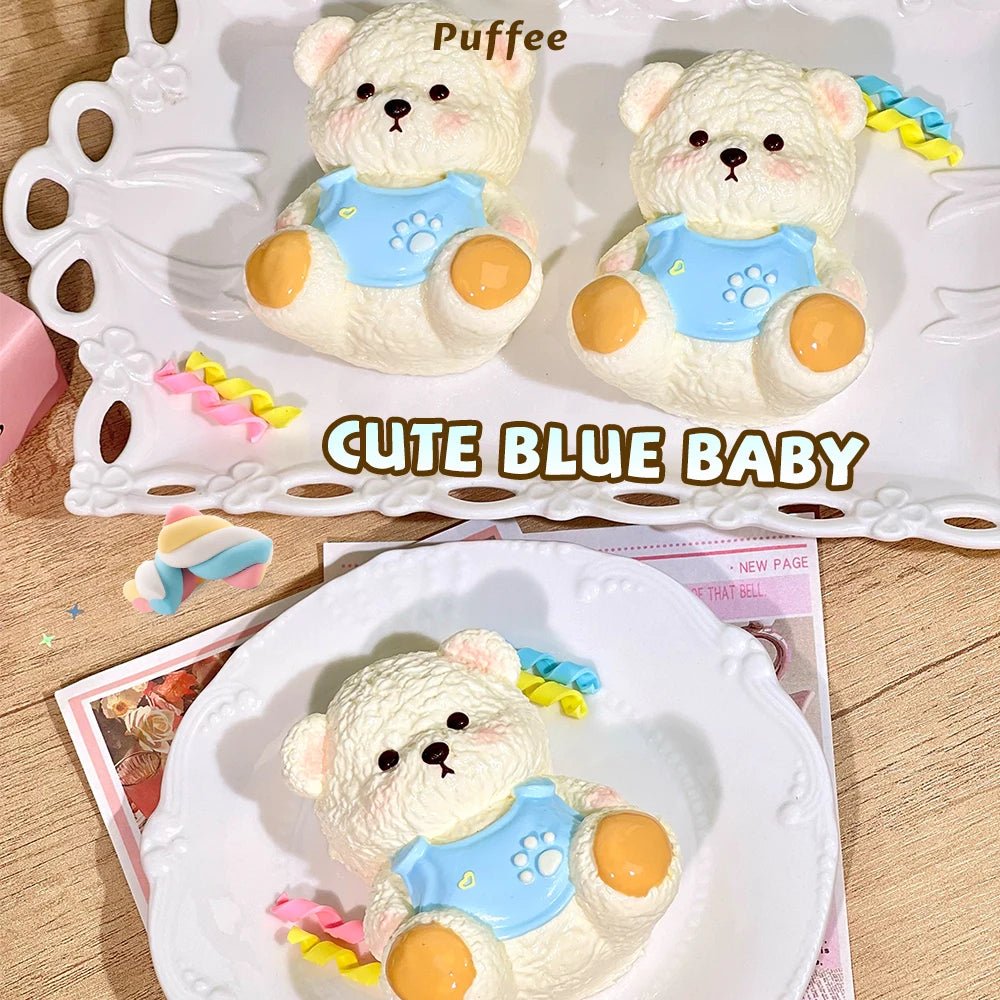 Taba Squishy Baby Bear Sweet Pink & Blue - The Squishy Bake Shop