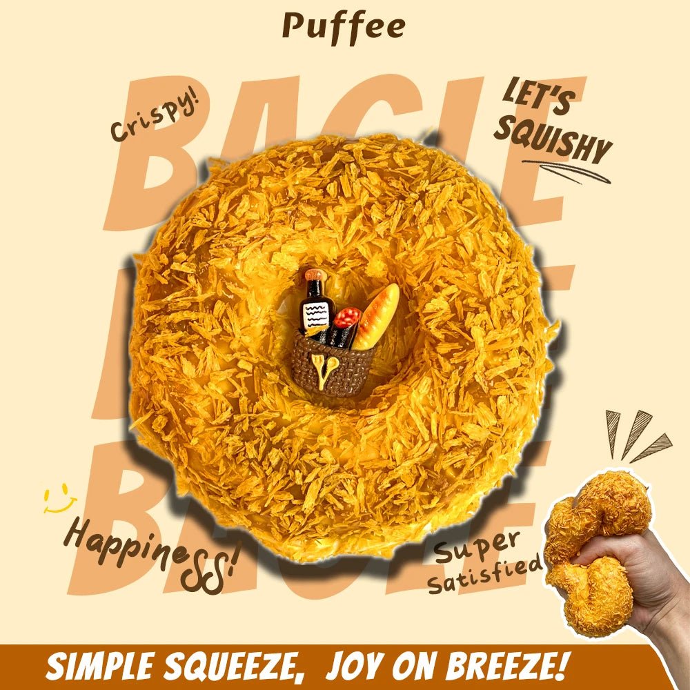 Taba Squishy Bagel Taba Crunchy - The Squishy Bake Shop