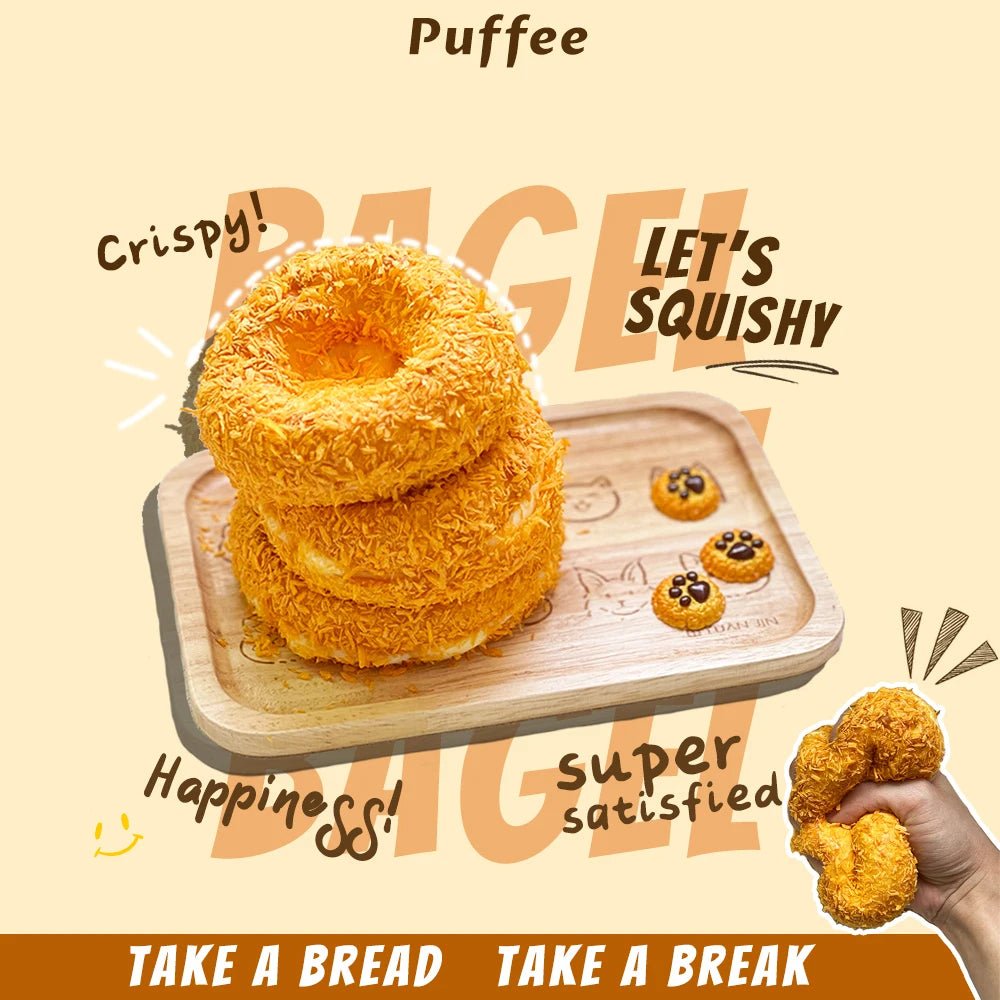 Taba Squishy Bagel Taba Crunchy - The Squishy Bake Shop