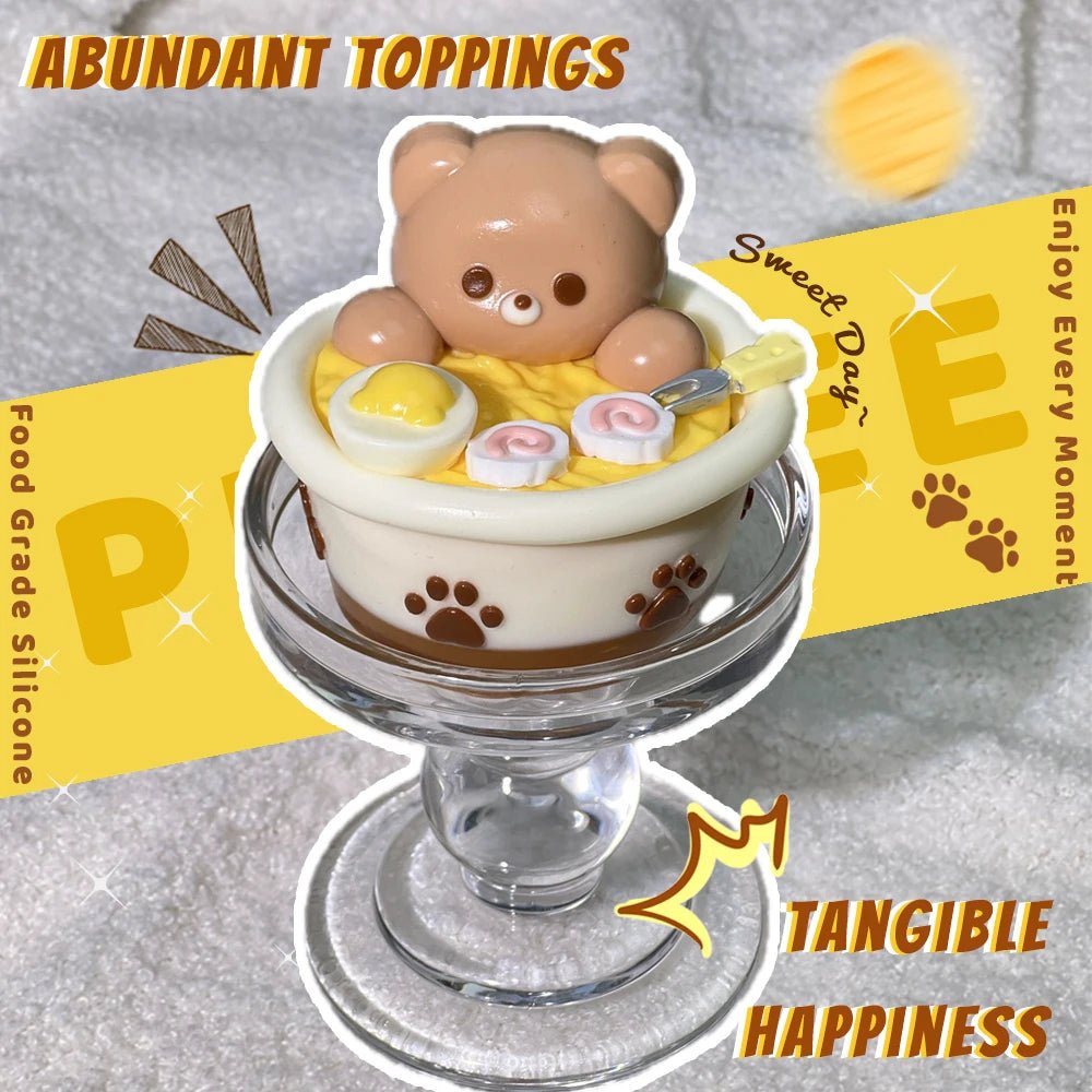 Taba Squishy Bear Ramen Taba Bread - The Squishy Bake Shop