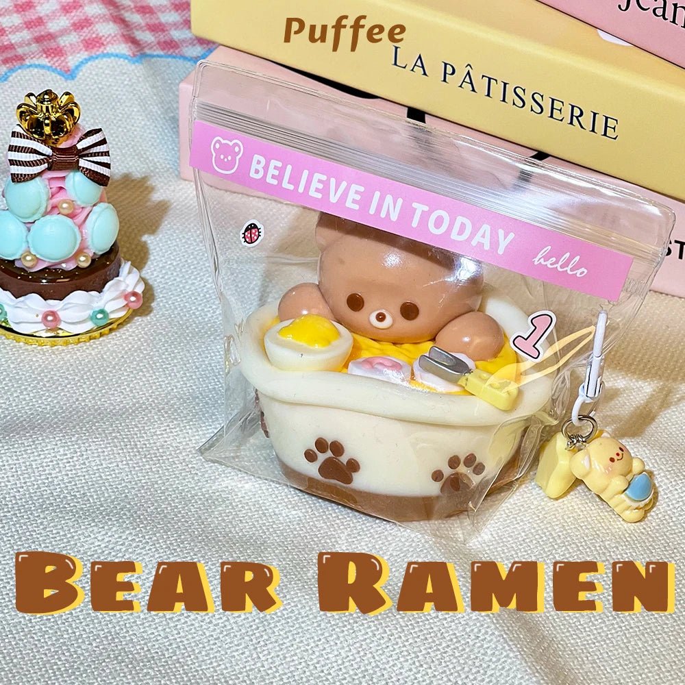 Taba Squishy Bear Ramen Taba Bread - The Squishy Bake Shop