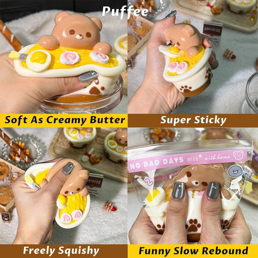 Taba Squishy Bear Ramen Taba Bread - The Squishy Bake Shop