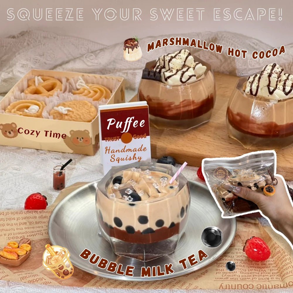 Taba Squishy Bubble Milk tea Taba Boba Drinks - The Squishy Bake Shop