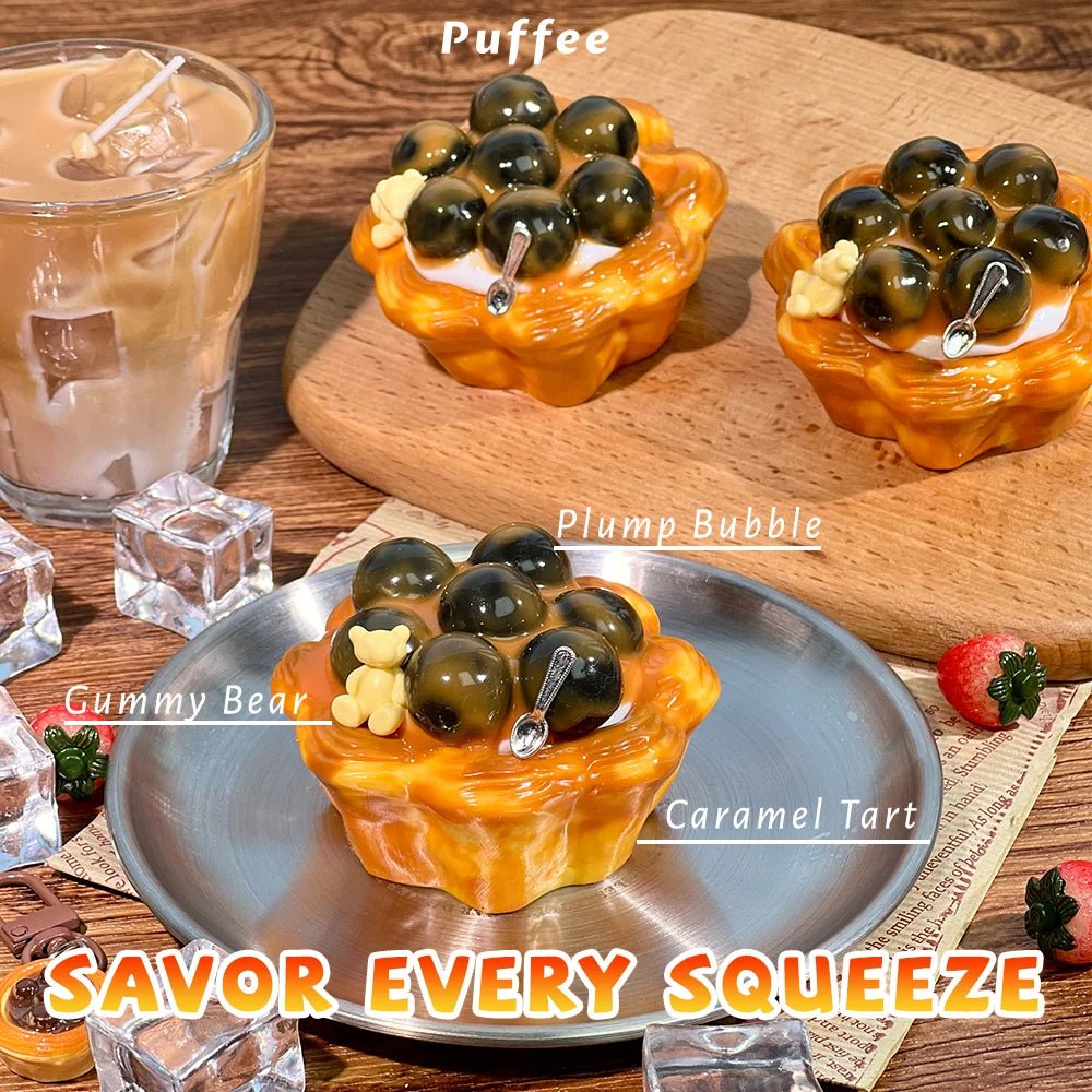 Taba Squishy Bubble Tart Toast Taba Boba - The Squishy Bake Shop