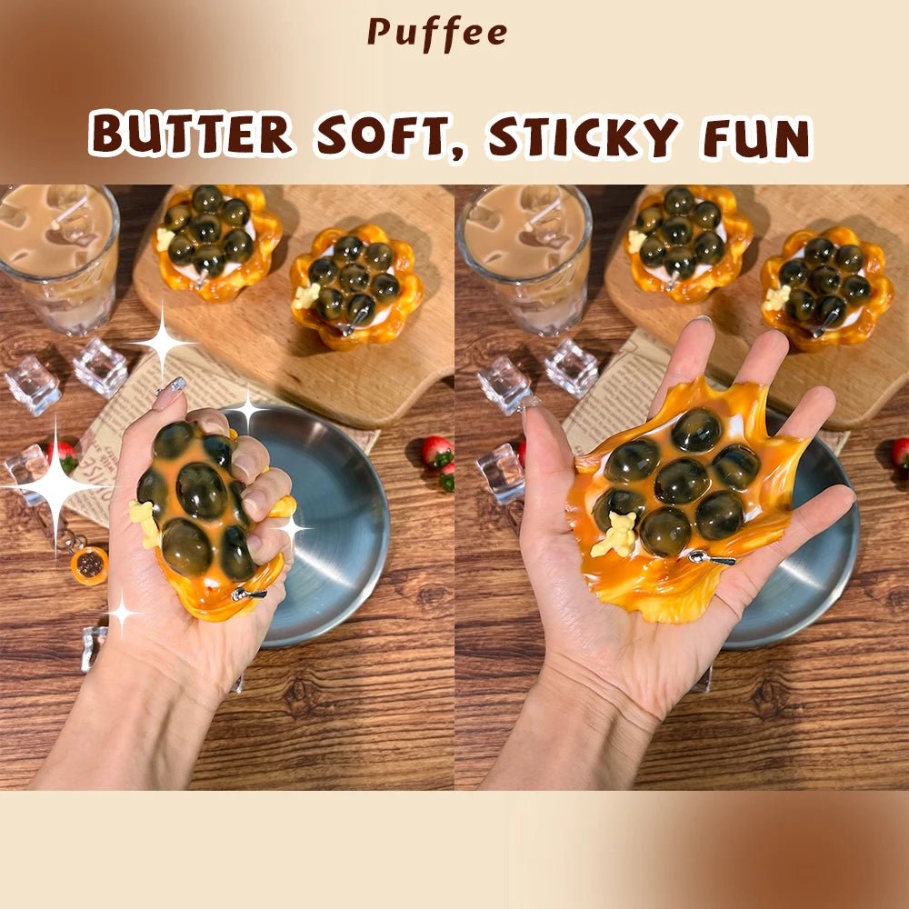 Taba Squishy Bubble Tart Toast Taba Boba - The Squishy Bake Shop