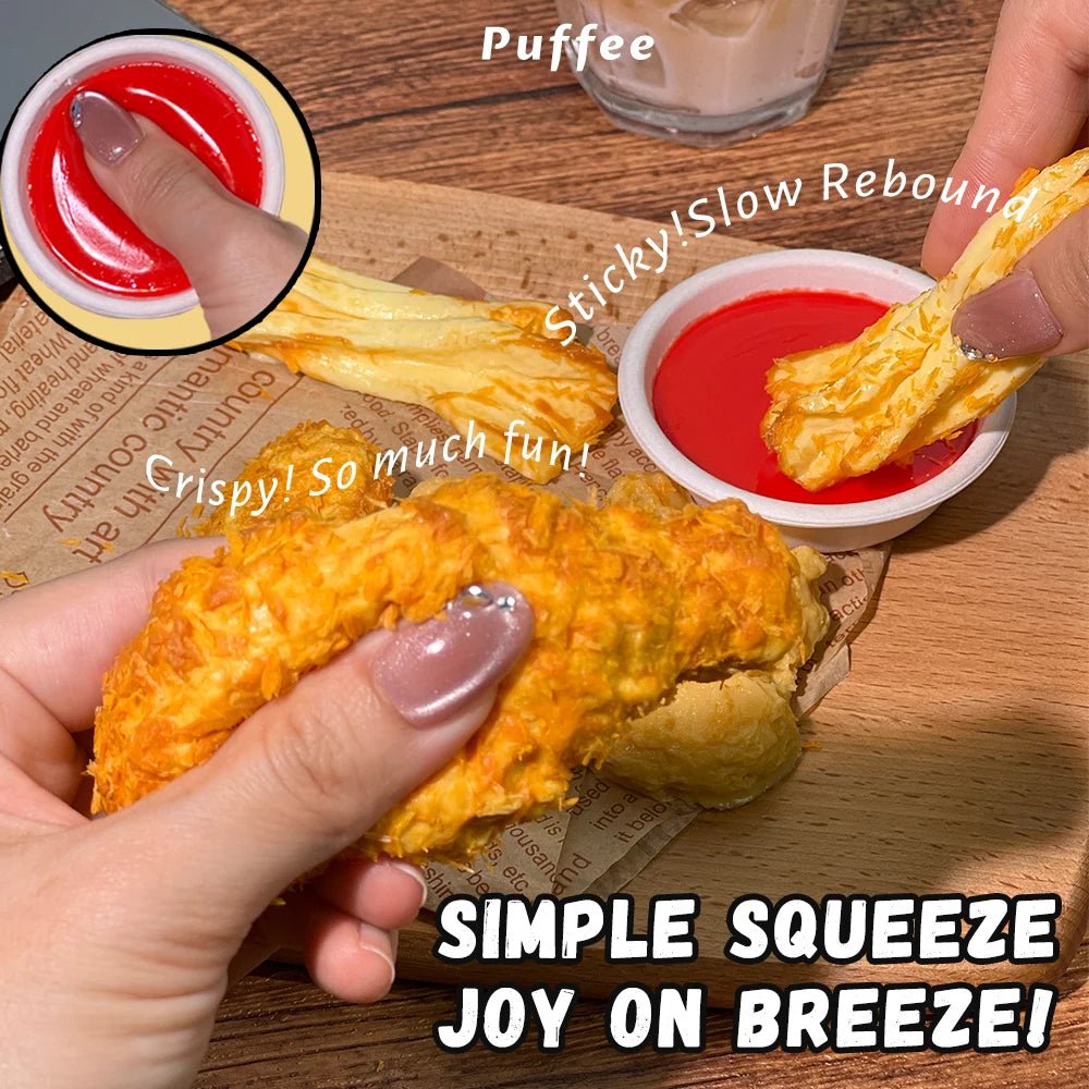 Taba Squishy Crispy Chicken Combo Taba Crunch Fries Nuggets - The Squishy Bake Shop