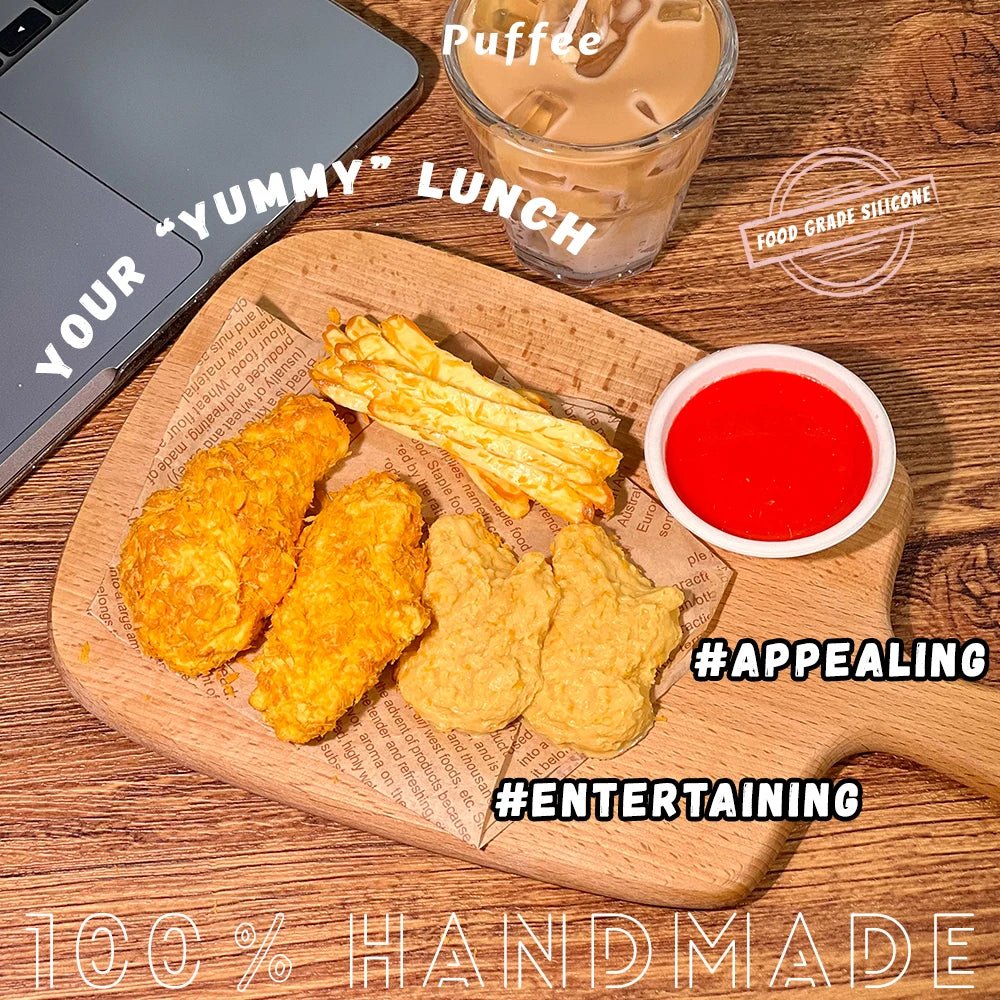 Taba Squishy Crispy Chicken Combo Taba Crunch Fries Nuggets - The Squishy Bake Shop