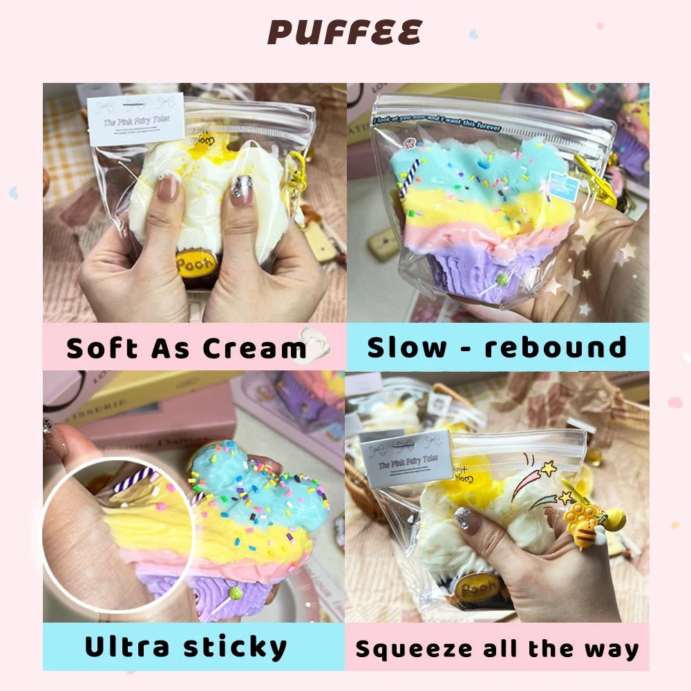 Taba Squishy Honey Muffin Taba Rainbow - The Squishy Bake Shop