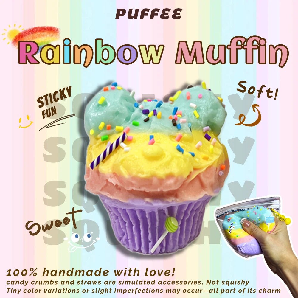 Taba Squishy Honey Muffin Taba Rainbow - The Squishy Bake Shop