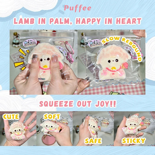 Taba Squishy Ice Cream Lamb Taba Sheep - The Squishy Bake Shop