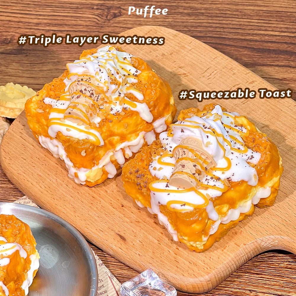 Taba Squishy Ice Cream Toast Taba - The Squishy Bake Shop