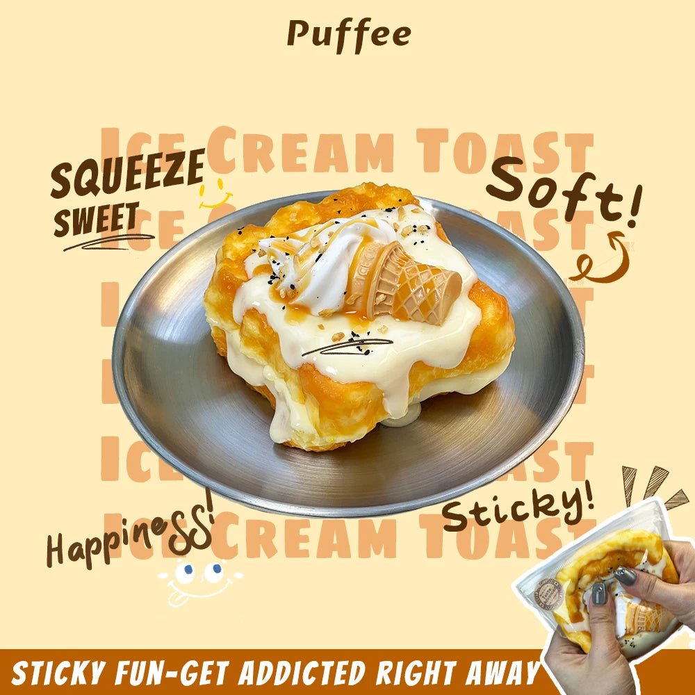 Taba Squishy Ice Cream Toast Taba - The Squishy Bake Shop