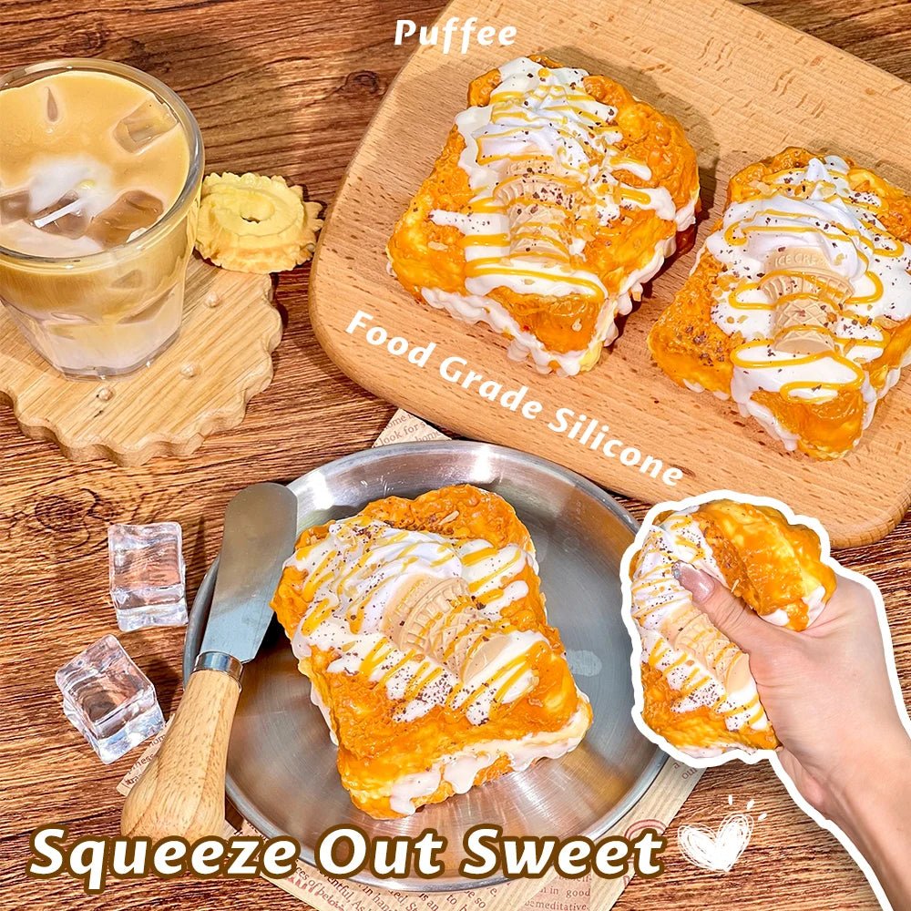Taba Squishy Ice Cream Toast Taba - The Squishy Bake Shop