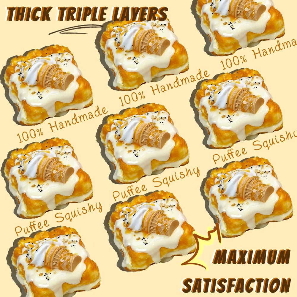 Taba Squishy Ice Cream Toast Taba - The Squishy Bake Shop