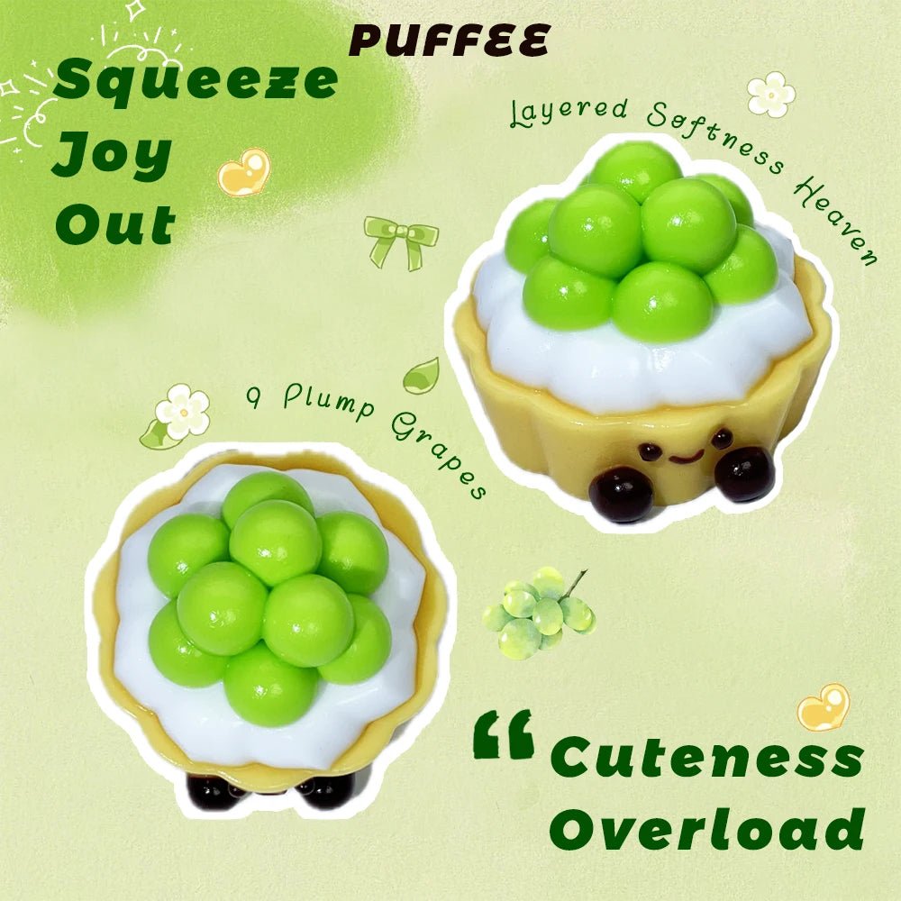Taba Squishy JC Grape Tart Taba Dessert Juicy - The Squishy Bake Shop