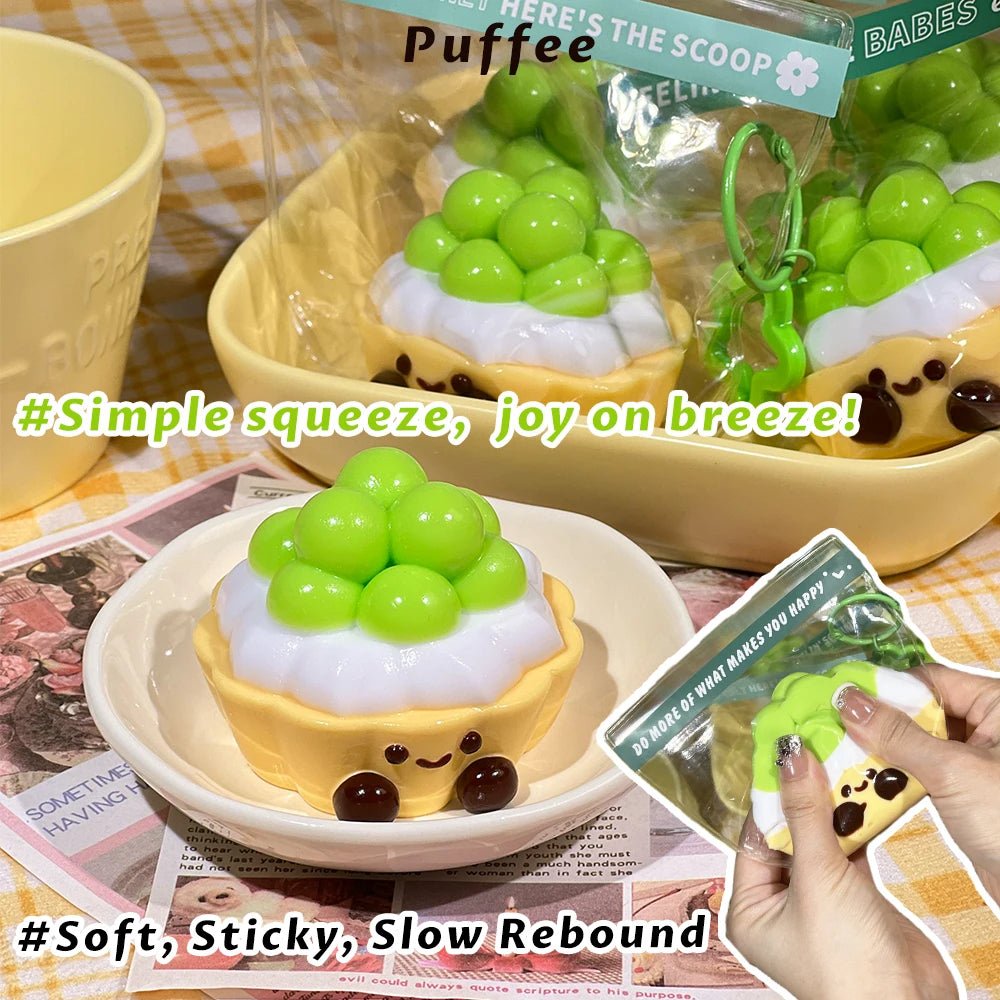 Taba Squishy JC Grape Tart Taba Dessert Juicy - The Squishy Bake Shop