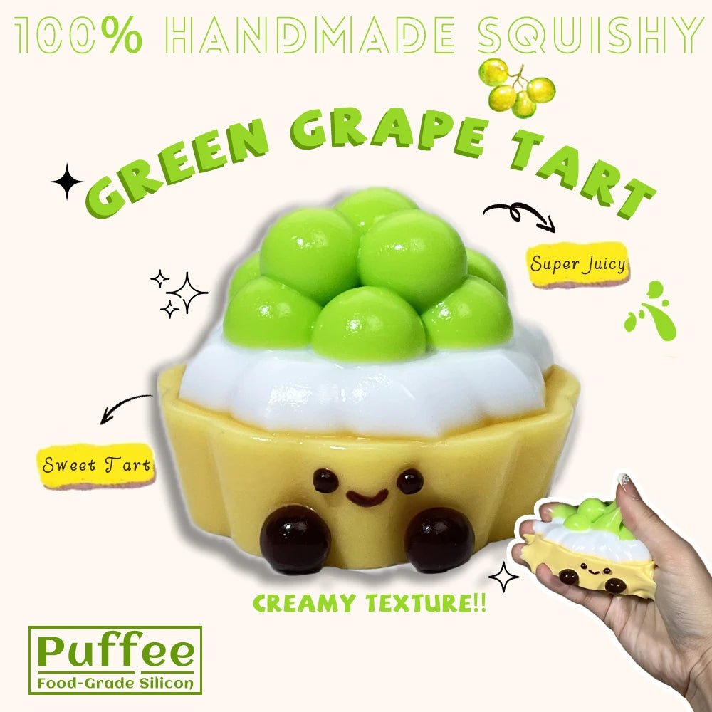 Taba Squishy JC Grape Tart Taba Dessert Juicy - The Squishy Bake Shop