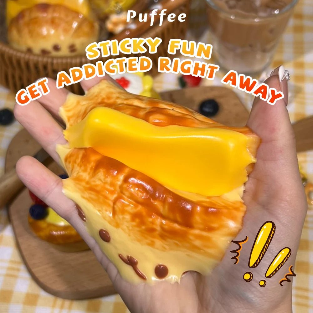 Taba Squishy Kitten Cafe Taba Pineapple Bun - The Squishy Bake Shop