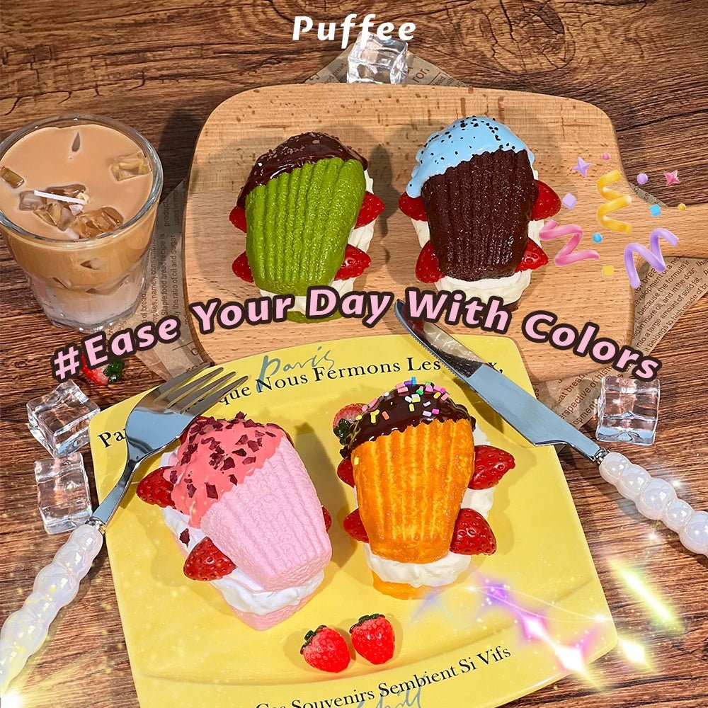 Taba Squishy Madeleine Taba Strawberry - The Squishy Bake Shop