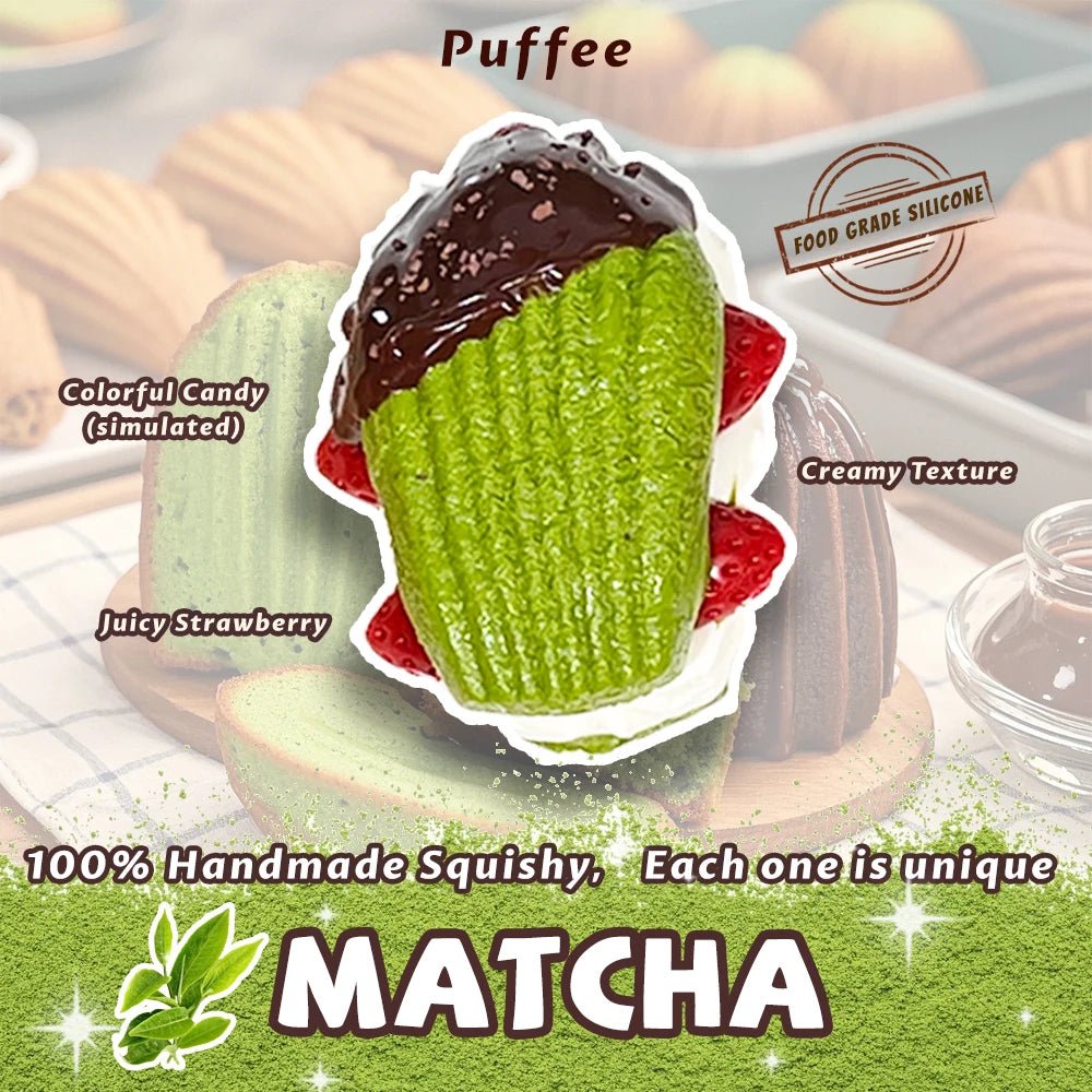 Taba Squishy Madeleine Taba Strawberry - The Squishy Bake Shop