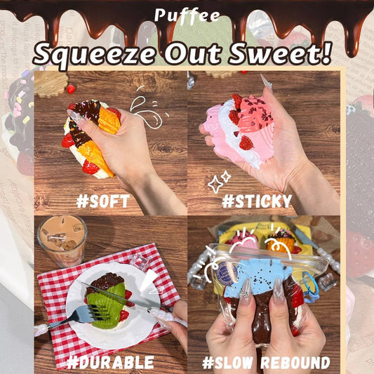 Taba Squishy Madeleine Taba Strawberry - The Squishy Bake Shop