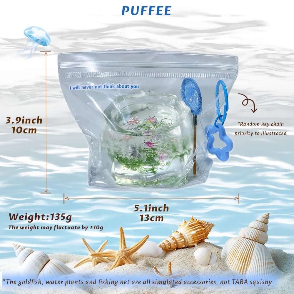 Taba Squishy Mini Aquarium Icy Taba - The Squishy Bake Shop