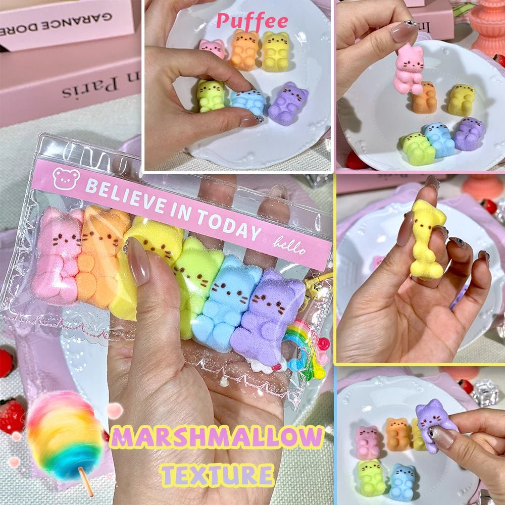 Taba Squishy Rainbow Kitty Taba Gummy - The Squishy Bake Shop