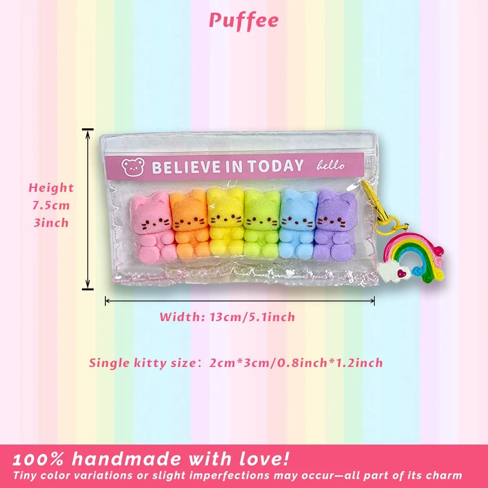 Taba Squishy Rainbow Kitty Taba Gummy - The Squishy Bake Shop