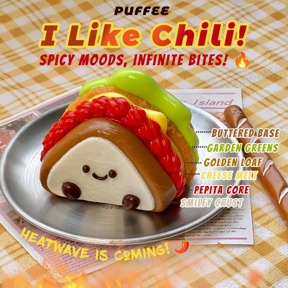 Taba Squishy Sandwich Taba Chili Dopamine - The Squishy Bake Shop