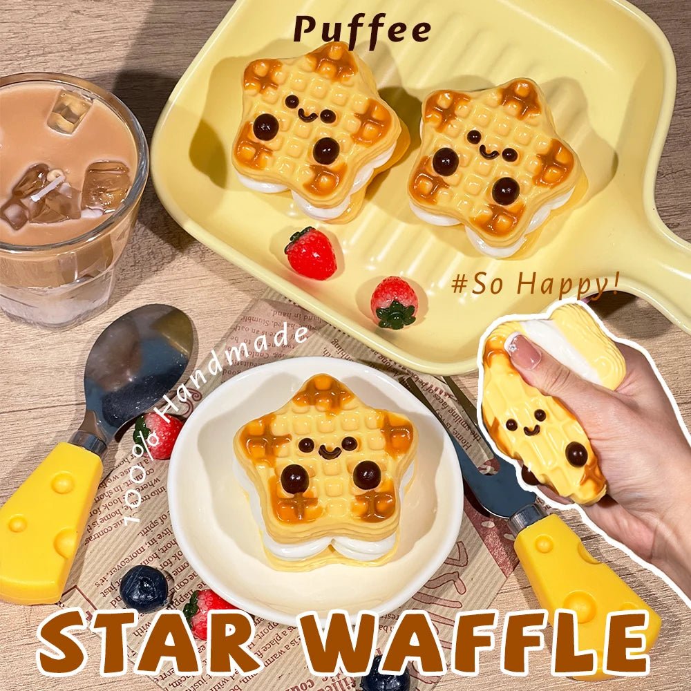 Taba Squishy Star Waffle Taba - The Squishy Bake Shop