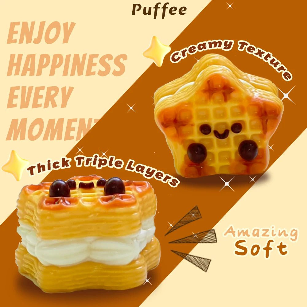 Taba Squishy Star Waffle Taba - The Squishy Bake Shop