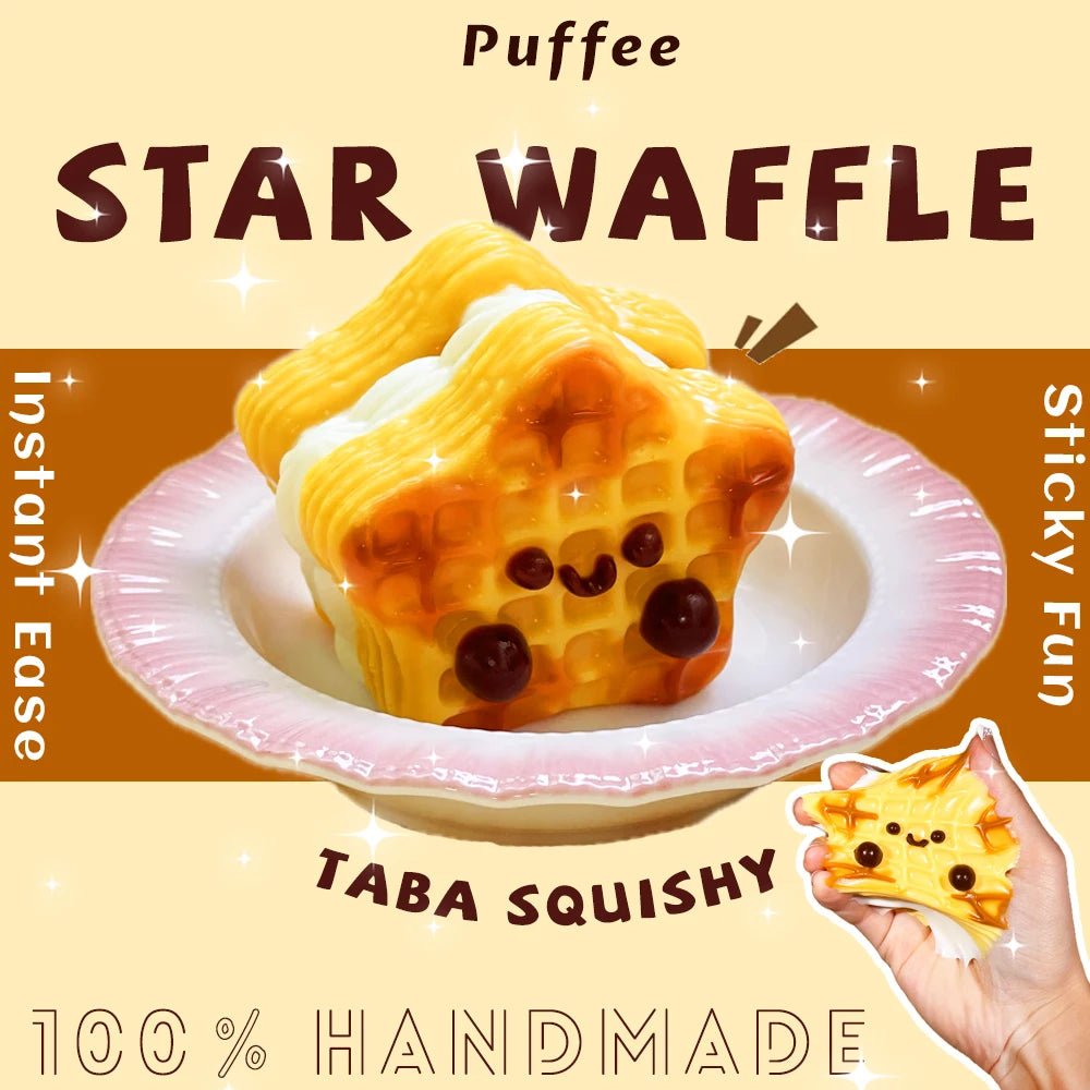 Taba Squishy Star Waffle Taba - The Squishy Bake Shop