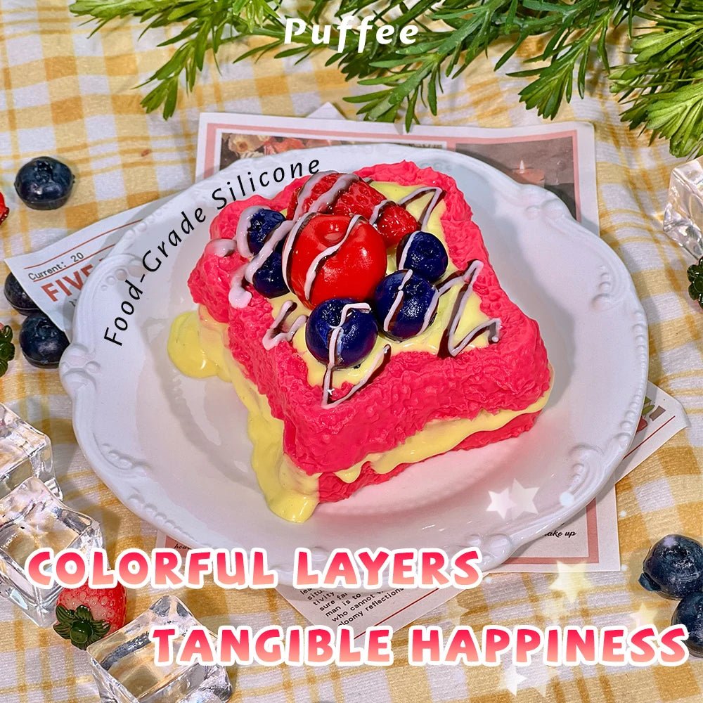 Taba Squishy Strawberry Cheese Toast Taba - The Squishy Bake Shop