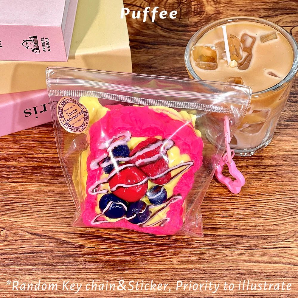 Taba Squishy Strawberry Cheese Toast Taba - The Squishy Bake Shop