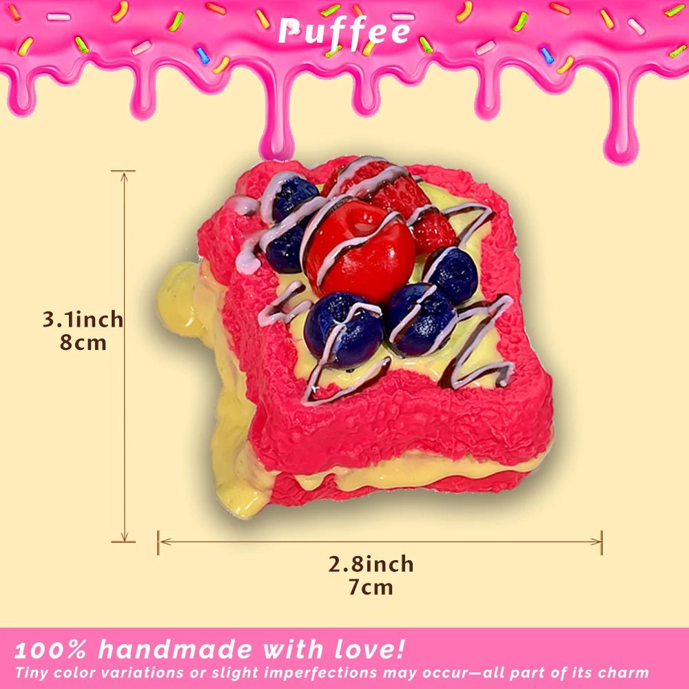 Taba Squishy Strawberry Cheese Toast Taba - The Squishy Bake Shop