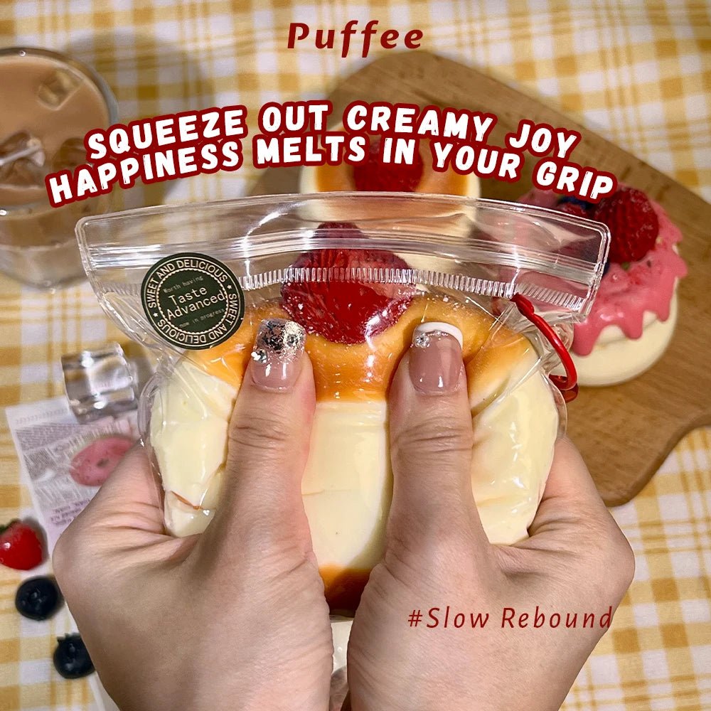 Taba Squishy Strawberry Soufflé Sweet Pancake - The Squishy Bake Shop