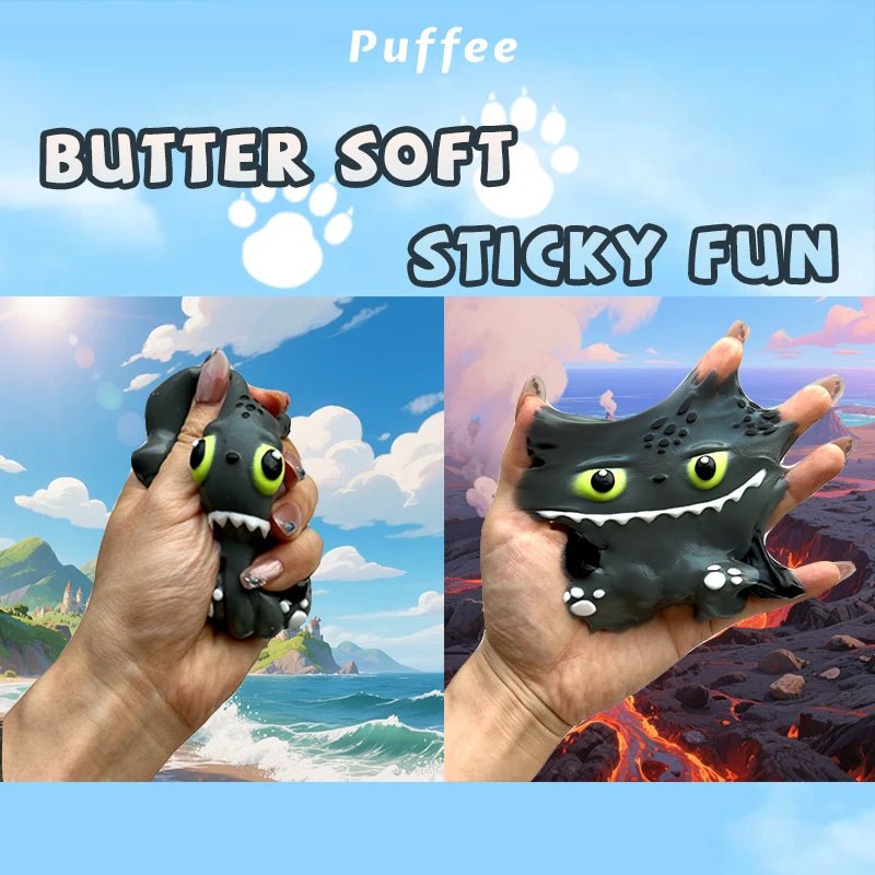 Taba Squishy Toothless Taba Dragon - The Squishy Bake Shop